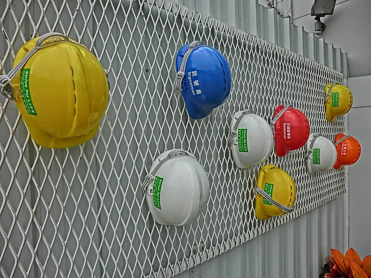 Casco de seguridad industrial