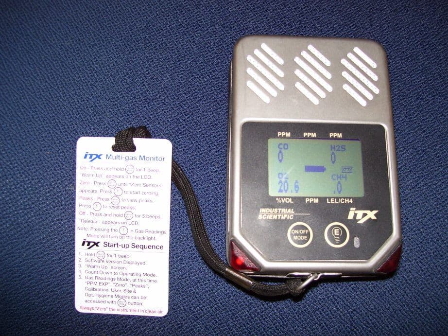 Detector multigás portátil